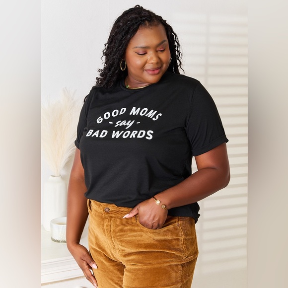 GOOD MOMS SAY BAD WORDS Graphic Tee - Picture 3 of 8